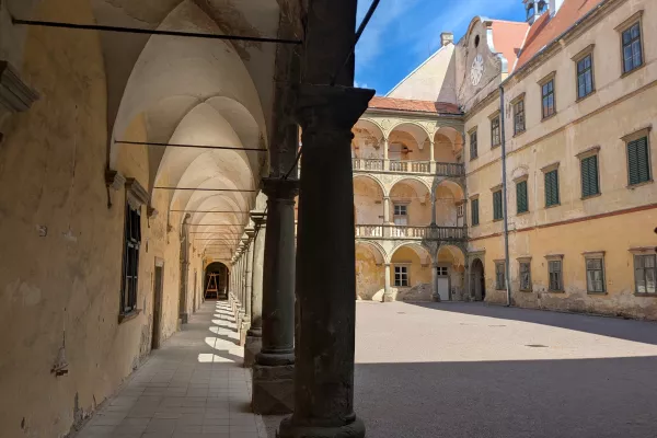 Moravský Krumlov - renesanční nádvoří, 20. 5. 2026