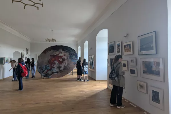Moravský Krumlov - výstava Františka Filipiho na zámku, 20. 5. 2026