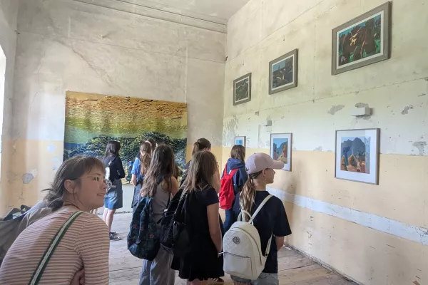Moravský Krumlov - výstava Františka Filipiho na zámku, 20. 5. 2026