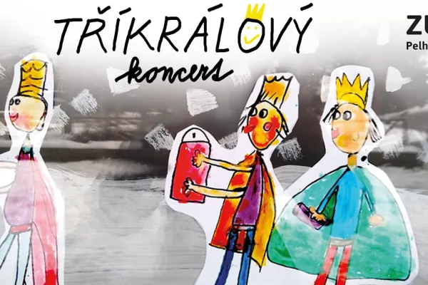 plakát z roku 2023 na Tříkrálový koncert