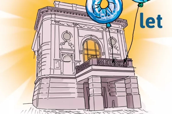 85 let ZUŠky, leták